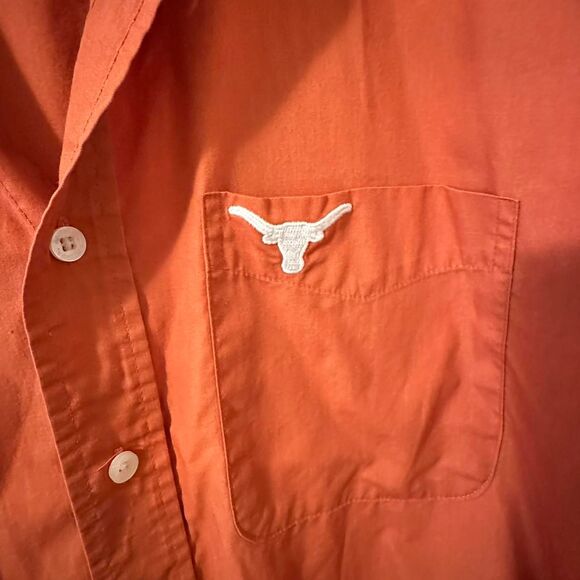 Texas Longhorns Burnt Orange Antigua button down shirt - Picture 4 of 7